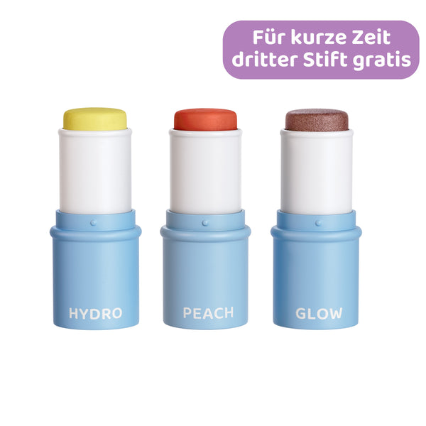3-pak: Hydro - Fersken - Glød 